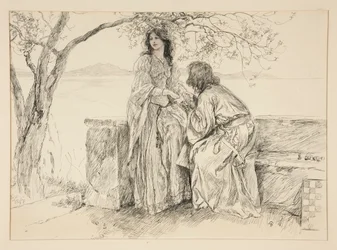 Miranda e Ferdinando, illustrazione per Atto V, Scena i, La tempesta