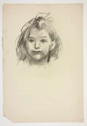 Ritratto di una ragazza (soggetto non identificato)