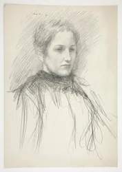 Ritratto di una giovane signora Abbey (?)