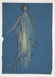 Schizzo di una donna - studio di costume per una commedia?