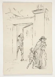 Studio per .1208 - illustrazione per Oliver Goldsmith