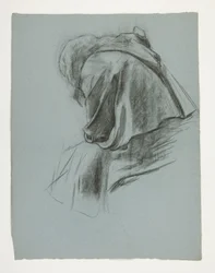 Studio per La partenza, da La ricerca del Santo Graal (una serie di quindici dipinti per la Biblioteca Pubblica di Boston, completata nel 1901)