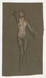 Studio per figura centrale