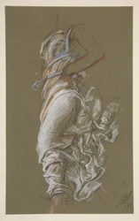 Studio per figura delle 7 am