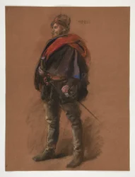 Studio per la figura del capitano Peter Minuit in