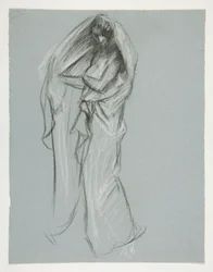 Studio per la figura delle 4 am(?) in