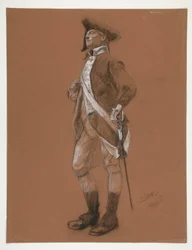 Studio per la figura del generale Anthony Wayne