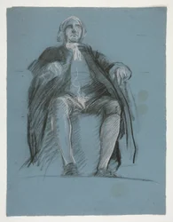 Studio per la figura del generale John Peter Gabriel Muhlenberg