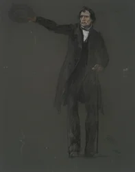 Studio per la figura di Thaddeus Stevens