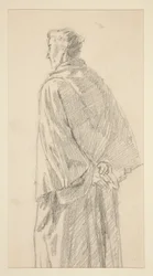 Studio di un uomo in veste