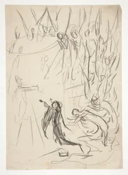 Il Raggiungimento del Graal, studio per La Ricerca del Santo Graal (serie di quindici dipinti per la Biblioteca Pubblica di Boston, completata nel 1901)