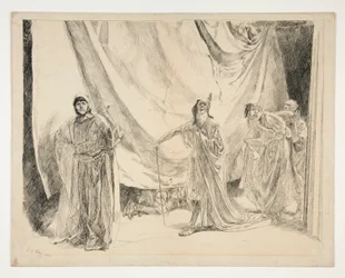 Il Rientro degli Attori, illustrazione per Atto V, Scena I, Sogno di una notte di mezza estate