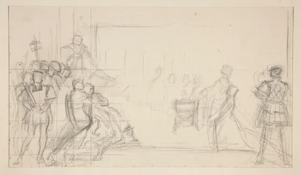 Processo della Regina Caterina, studio