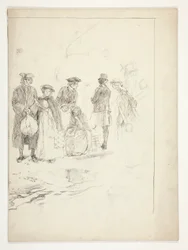 Illustrazione senza titolo per Oliver Goldsmith