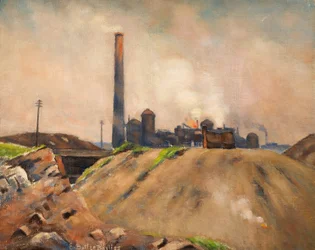 Fornaci di Capenfield (olio su tela)