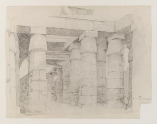 Tempio di Khonsu a Karnak, 1887