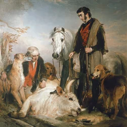 Scena nel parco di Chillingham: Ritratto di Lord Ossulston, c.1833-36
