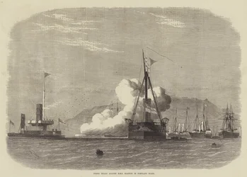 Prove di Tiro contro la HMS Glatton a Portland Roads
