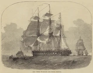 HMS Nankin, 50 Cannoni, Comandante Honourable Keith Stewart