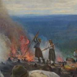 Sotto il giogo (Bruciare la legna da ardere)