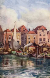 Il Reno: Dordrecht, Il mercato del pesce