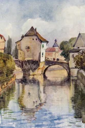 Il Reno: Vecchio ponte a Kreuznach