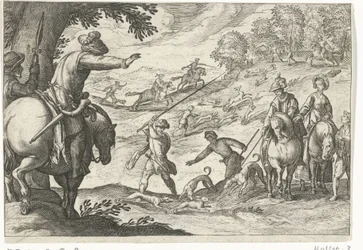 Paesaggio con caccia alla lepre Scene di caccia (serie) Icones Venantum Species Varias Representantes (serie)