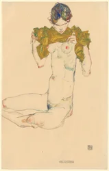 La Vergine [recto]; senza titolo [studio di testa, verso]