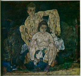 Familie. Una famiglia (olio su tela)