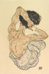 Atto di schiena femminile