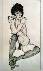 Nudo femminile seduto