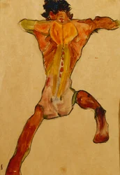 Nudo maschile visto da dietro, 1910