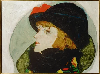 Ritratto di Ida Roessler (olio su tavola)