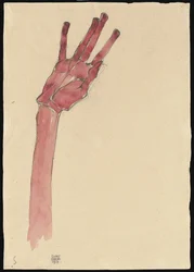 Mano rossa sollevata, 1910