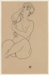 Nudo reclinato, 1917
