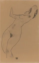 Nudo sdraiato, 1918
