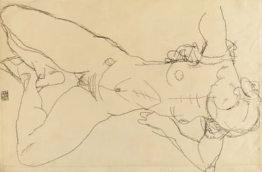 Nudo femminile reclinato, 1914