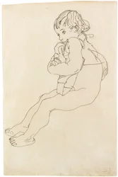 Bambino seduto, 1916