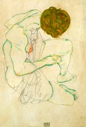 Donna nuda seduta, 1914