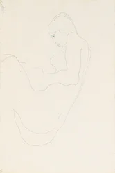 Nudo seduto
