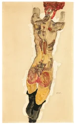 Nudo di schiena in piedi, 1910
