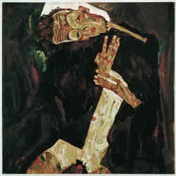 Il poeta (dipinto su tela)