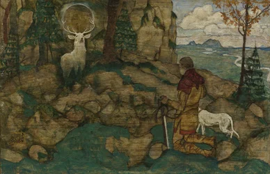 La visione di San Uberto, 1916