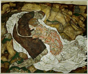 Tod und Maedchen (olio su tela)