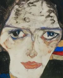 Donna in lutto (olio su tavola)