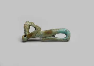 Figura di un dio serpente, possibilmente da El Hiba
