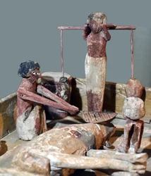 Modello di una macelleria, Egitto, c.2000-1700 a.C.