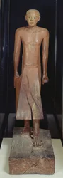 Statuetta di Nakhti, cancelliere durante il regno di Sesostri I (c.1956-c.1911 a.C.) da Assiut, Medio Regno, c.1934-1898 a.C.