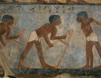 Contadini nei campi (pittura murale)
