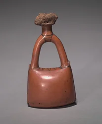 Fiasca a forma di borsa di pelle, Nuovo Regno, c.1415-1381 a.C.